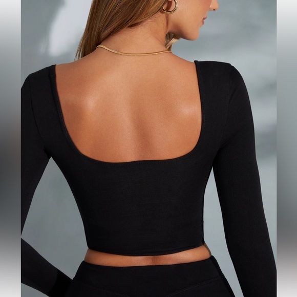 Oh Polly rounded square neck top (size 2) - Picture 4 of 4